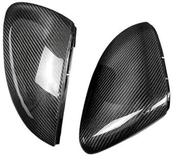 GBGDHATAEQ Auto Spiegelkappen Für VW Für Golf 7 Für MK7 Für MK7.5 Für GTI R 2014-2019 1 Paar Seite Rückspiegel Kappe Auto Flügel Spiegel Abdeckung Seitenspiegelkappe