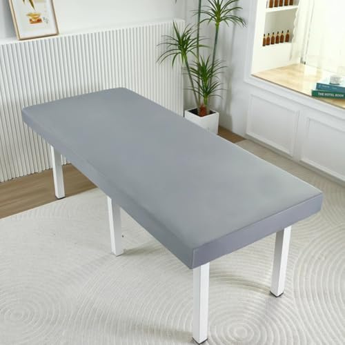 LDLCYCN Gray(n),70 * 190cm, Couvre - Lit De Massage Imperméable Housse De Protection Complète pour Table De Massage Spa Draps De Massage Couvre - Lit De Salon De Beauté Housse De Canapé Spa