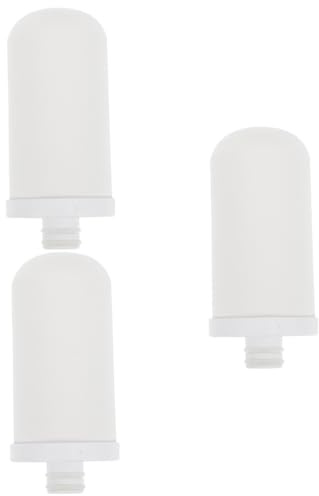 DIYEAH 3 StüCk Wasserhahnfilter Mit Keramischer Diatomeenmembran Mehrstufiger Filter FüR KüChen Wasserhahn Wasserreiniger Ersatzfilter Zur Entfernung Von Chlor Und Verunreinigungen