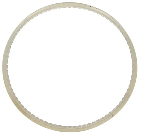Band Saw Motor Belt Woodworking Drive Replacement Accessories, V Ribbed Rubber Drive Replacement V Belt for Lathe Drilling Machine Packaging System 10in Beige