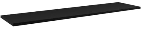 Plan Vasque VANO – L160 × P40 cm – Noir Mat – À Poser – Finition Design pour Meuble Double