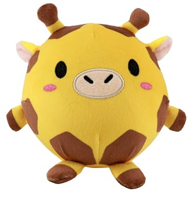 I-TOTAL® - Cuscino Morbido squishy in memory foam 14 cm diametro, squishy pillow ideale come regalo (GIRAFFE)
