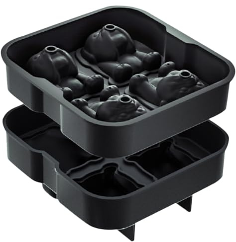 Cabilock Moule à Glaçons Silicone Souple Forme Chien Moule à Glace Animalier pour Boissons Compatible Congélateur et Lave Accessoire DIY pour Glace Maison