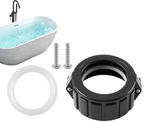 Spa-Überwurfmutter für -Badewanne, 5 cm | Spa-Heizverbinder, auslaufsichere Ersatzteile mit Schraube und Dichtung zur Reparatur von Wasserlecks für Besitzer und Techniker