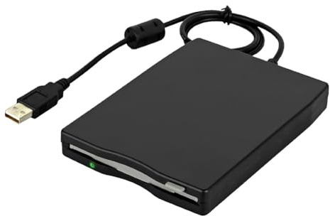 Malloy unità Disco Floppy USB 2.0 Lettore Disco Floppy Esterno da 3,5 Pollici Design Leggero e Ultrasottile Portatile per PC Portatile