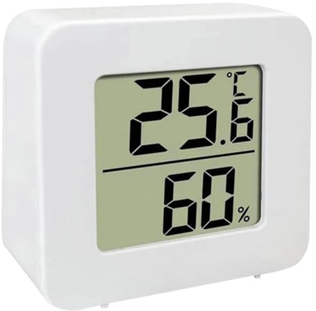 Igrometro Digitale - Monitor Di Temperatura Ambiente - Display Elettronico LCD per Serra Garage Soffitta Scuola Casa Magazzino