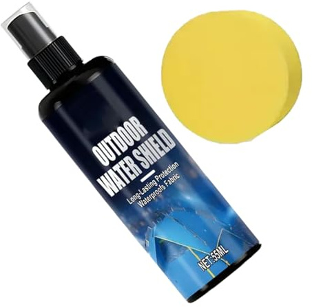 SVCEQZE Fabric Waterproofing Spray - Camping Tent Water Shield Agent - Waterproof Coating Spray for Shoes Canvas Boot Furniture Tent Sneaker Backpack Fabric Leather Outdoor Gear