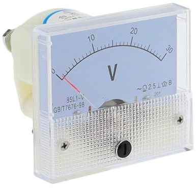 Amperometro analogico 85L1 Misuratore di tensione analogico CA da pannello 3 V 5 V 10 V 20 V 50 V 150 V 250 V 300 V 500 V Voltmetro meccanico(100V)
