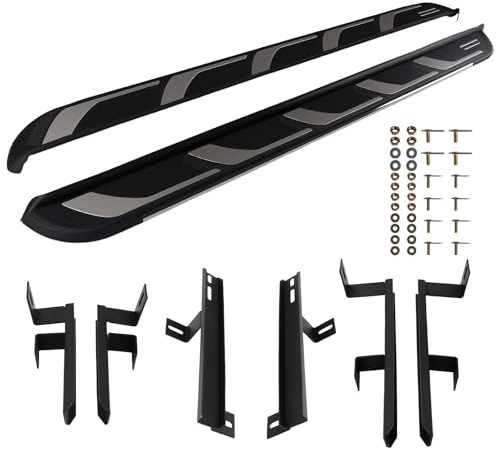 maXpeedingrods 2pcs Side Steps for AUDI Q5 S LINE 80A 2018-2025 Running Boards Aluminum stainless steel Foot Rail Sills Anti-silp