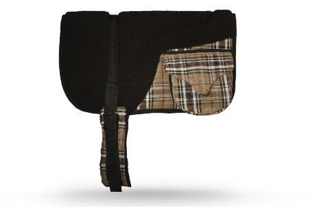 Kensington KPP Bareback Pad mit Taschen, Deluxe Black Plaid