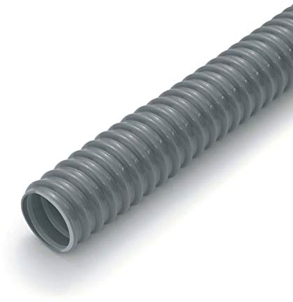REHAU - 10764701025 - Abwasserschlauch / Spiralschlauch-grau - 1 (25mm) 25m