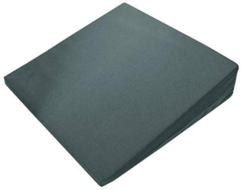 Sani-Alt Keilkissen Kissen Sitzkissen Sitzkeilkissen Sitzkissen Sitzkeil mit 100% Baumwollbezug! *Top-Qualität zum Top-Preis* (grau)