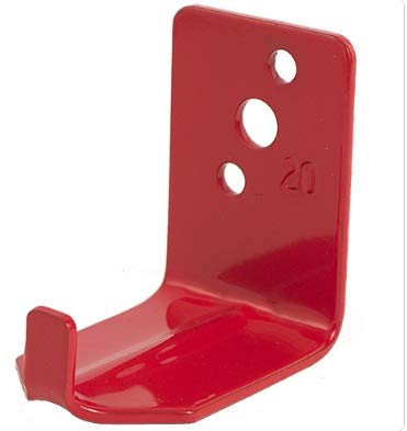 (Lot of 12) Universal Fire Extinguisher Wall Hook, Mount, Bracket, Hanger for 15 to 20 Lb. Extinguisher - Free Screws & WASHERS Included