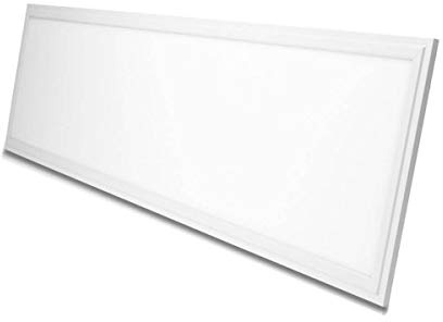 VBLED© Deckenleuchte LED Panel 120x30cm 36W Neutralweiß 4000K Deckenlampe mit PMMA Lichtleiter Aluminiumgehäuse mit weiß lackiertem Rahmen.