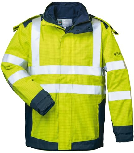Elysee Multinorm Parka 3in1 fluoreszierend gelb/marine