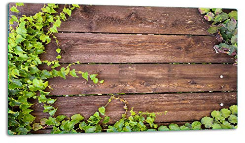 TMK ArtDeko – Schneidebrett Glas – Glasschneidebrett für die Küche 52x30 cm – Robust, Hygienisch & Rutschfest – Glas Schneidebrett – Zusätzliche Arbeitsfläche – Vielseitige Nutzung