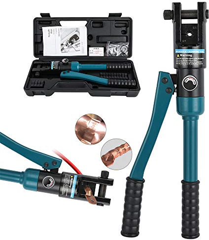 LIMEID Hydraulic Cable Lug Crimper - 4-300mm² Crimping Tool Electrical Terminal Cable Wire Tool Kit Wire Battery Cable Lug Terminal Crimper,YQK240