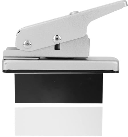 DIY Plektrum Cutter Werkzeug aus Metall für Gitarrenzubehör, Stanzer für individuelle Plektren aus alten Kreditkarten, inklusive 2 Rohlingen nachhaltig