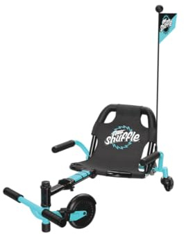 Razor Crazy Cart Shuffle – Kid-Powered Drifting Go-Kart for Ages 4+, Crazy Cart Drift Bar Technology, Adjustable Frame with 5 Length Settings