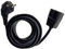 PRENDELUZ Cable de alimentación, 10/16a - 3 x 1.5-1m, Negro
