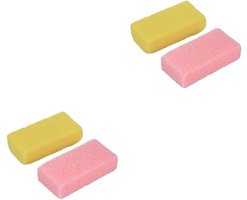 Healvian 4stücke Fußpflege Exfoliator Bimsstein-pediküre-tool Zur Entfernung Von Hornhaut Und Abgestorbener Haut Leicht Und Handlich Zufälligen Farben Erhältlich