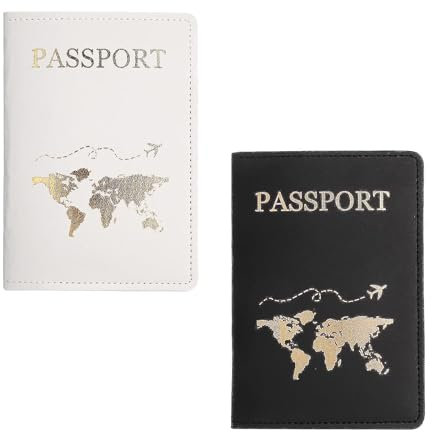 YUGUOLAN 2 Stücke Reisepasshüllen, Reisepass Organizer, Passport Hülle, Passport Cover, Reisepass Tasche, Für Kreditkarten Reiseutensilien Reisezubehör/Cardholder/Travel Organizer Dokumente