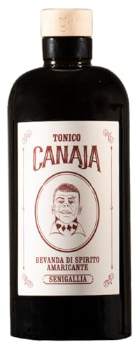 Amaro Tonico Canaja 70 cl – Liquore Amaro dal Gusto Secco, Agrumato e Deciso, Alternativa al Bitter per Cocktail, Aperitivo e Dopo Pasto, con Mandarino, Arancia, Genziana e Rabarbaro, 25% Vol