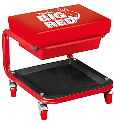 Siège de travail roulant de garage, tabouret de mécanicien de garage roulant avec roulettes, siège de travail roulant avec plateau d'équipement et support à outils, chaise roulante de mécanicien à si