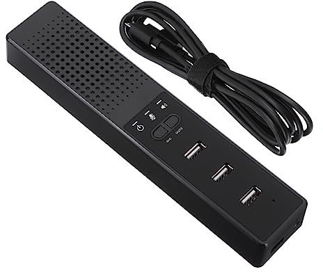 Holibanna Microphone Usb De Table Pour Ordinateur Avec Haut-parleur Intégré Connexion Plug and Play Stable Et Fiable