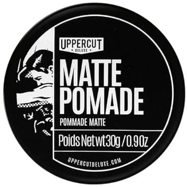 Uppercut Deluxe Matte Pomade Midi, Medium Hold & No Shine, For Timeless & Classic Looks, Suitable For All Hair Lengths & Types - 30g