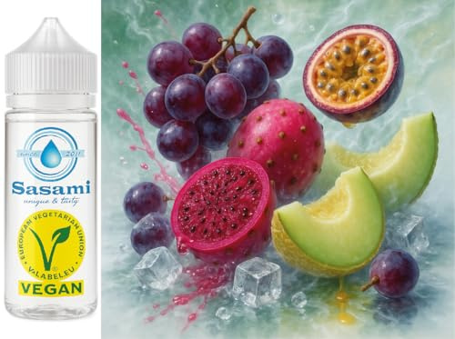 Iced Mirage - raisin cactus fruit de la passion melon miel Ice arôme concentré - Vegan - Sasami - 100 ml