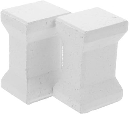 Generico 2 Pezzi Supporti per Forno Elettrico Materiale Resistente Calore per Ceramica Accessorio Affidabile per Fissaggio e Durante per della Ceramica e Creativi