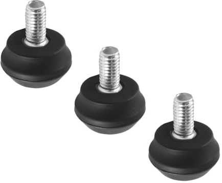 NovelGoal 3 patas universales de goma para trípodes, puntas antideslizantes con tornillo de 3/8 pulgadas, almohadilla de soporte desmontable para trípodes de cámara (3 piezas)