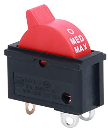3 Pin 3 Position Switches SPDT Toggle Switch Push Button Rocker For Home Appliances High Conductivity Spdt Breadboard Momentary