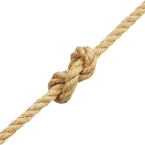 Generico Corda in Sisal 100% 14 mm 50 m,Articoli di ferramenta,Accessori ferramenta,Corde, Fili e Catene,Cavi e funi-144803
