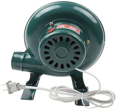 Soplador De Aire Eléctrico Centrífugo - Turbina Soplador De Castillos Hinchables, Parrilla del Encendedor del Carbón De Fan, Excitador De Llama De Arranque De Fuego(60W)