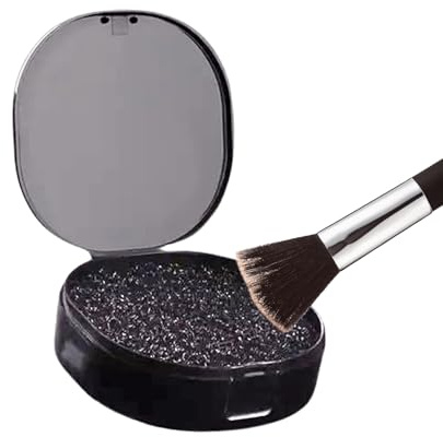 Limpiadores de Brochas de Maquillaje Esponja De Limpieza En Seco Rapida Y | Esponja Limpiadora Para Brochas De Maquillaje Para Chicas Mujeres Maquilladoras Principiantes En Casa Viajes