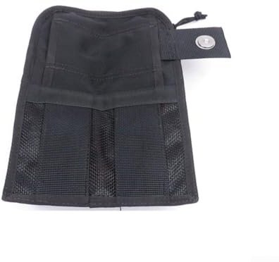 HomeVortex Tasca per cintura per immersioni subacquee, borsa portaoggetti in nylon 1680D, con fibbia a sgancio rapido, gamba regolabile da 5 cm, per Equilibratore, cerniere a prova di corrosione e