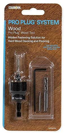 Smart-Bit Pro Plug System Senker Bohrer Werkzeug für Holzdecks, Bodenbeläge und Holzbearbeitung