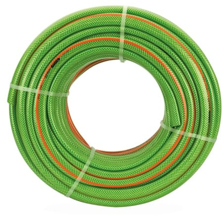 VITO - Tuyau arrosage 50 mètres tri-Couche, tressé diam 25mm 1 Souple PVC Souple renforcé Polyester, Anti-UV - Idéal Jardin, Potager, arrosage intensif