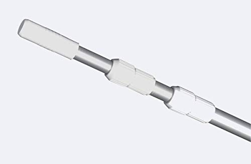 Well Solutions® Teleskopstange 150-450 3-teilig professionelle ausziehbare Pool Stange