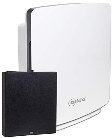 alfda ALR550 Comfort Luftreiniger mit Aktivkohle HEPA-Filter, entfernt Gerüche, Pollen, Staub, Aerosole, Gase, Rauch- & Rußpartikel,... aus der Raumluft, max. 95 m²