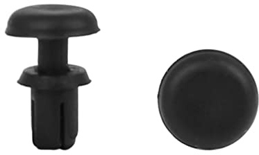 sourcing map 30Stk. 4mm Kunststoff Push-Typ Panel Halter Clips Für Auto