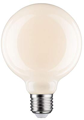 Paulmann 28624 LED Filament lamp G95 6 watts Classic lamp dimmable Opal 2700 K Warm White E27