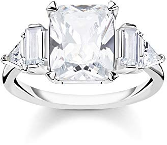THOMAS SABO Ring weiße Steine 925 Sterlingsilber