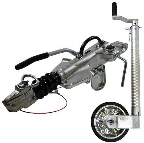 Anhängerkupplung & Stützrad für Ifor Williams 3500kg GX & GP Pflanzenanhänger