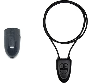 Pinganillosocultos Ultramini Oreillette Invisible + Collier avec Microphone (Bluetooth V4)