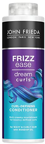 John Frieda Frizz Ease Dream Curls Curl Defining Conditioner, 500 ml, Anti-Frizz Conditioner für lockiges, gewelltes Haar, Conditioner für natürliche Locken
