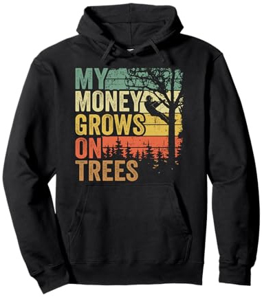Arborist Vintage Herren Spruch Baumkletterer Baumpfleger Pullover Hoodie