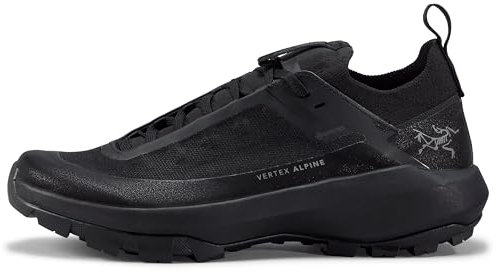 Arc'teryx Vertex Alpine GTX Shoe Damen | Schneller und leichter GORE-TEX Approach Shoe - Redesign, Schwarz/Schwarz, 36 EU